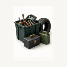 Garage junk removal icon