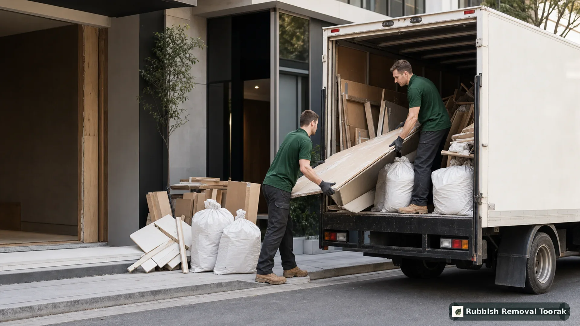 Rubbish removal for Richmond terraces apartments and commercial spaces