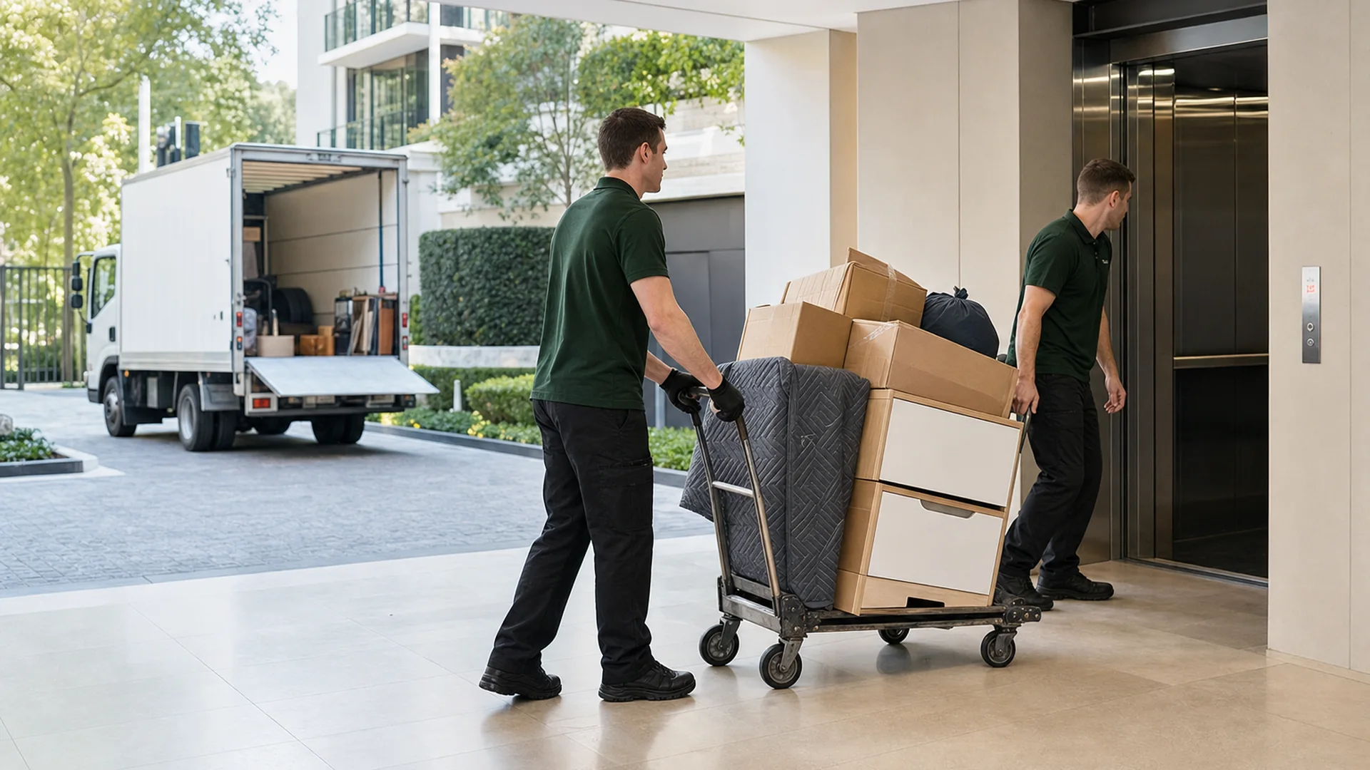 Apartment Rubbish Removal Toorak realistic Australian rubbish removal scene