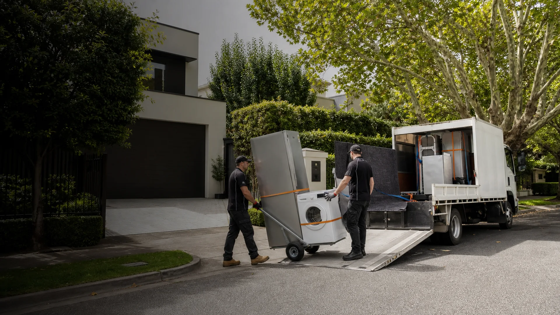 Appliance Removal Toorak realistic Australian rubbish removal scene